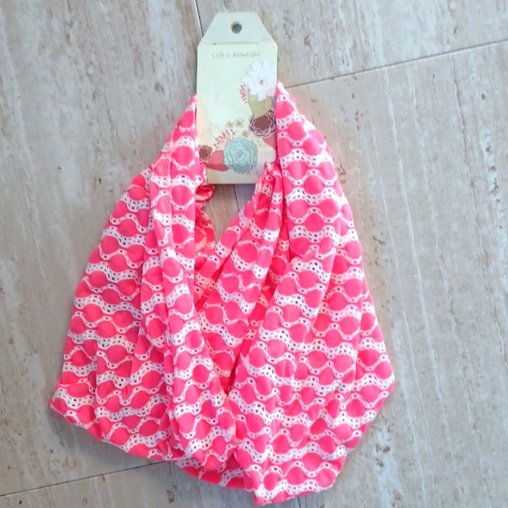 NWT Life is Beautiful Infinity Scarf